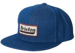Brixton Steadfast HP Snapback Cap Denim