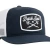Dark Seas Docker Trucker Cap Navy White