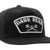 Dark Seas Gothic Trucker Snapback Cap Black