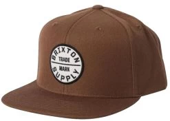Brixton Oath III Snapback Bison Whitecap
