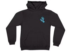 Santa Cruz Youth Screaming Hand Hoodie Black