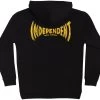 Independent Carved Span Hoodie Black