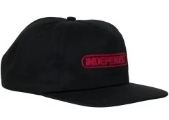 Independent Baseplate Snapback Cap Black