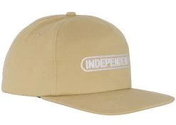 Independent Baseplate Snapback Cap Tan