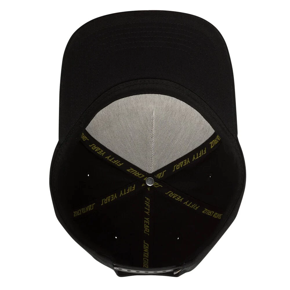 Santa Cruz Tiered Opus Snapback Cap Black - Image 4