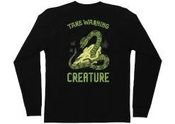 Powell Peralta Creature Take Warning Long Sleeve Tee Eco Black