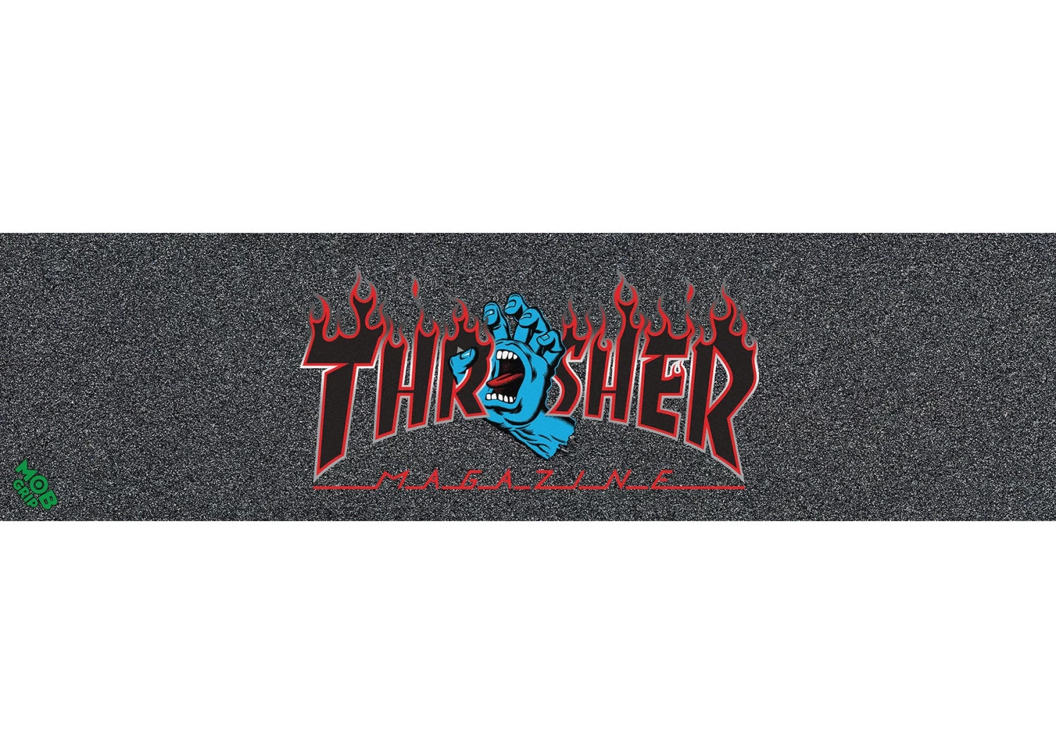 Mob Thrasher X Santa Cruz Screaming Flame Logo Griptape 11"