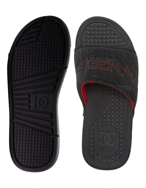 DC X Star Wars Bolsa Slide Sandals Black/Black/Red - Image 3