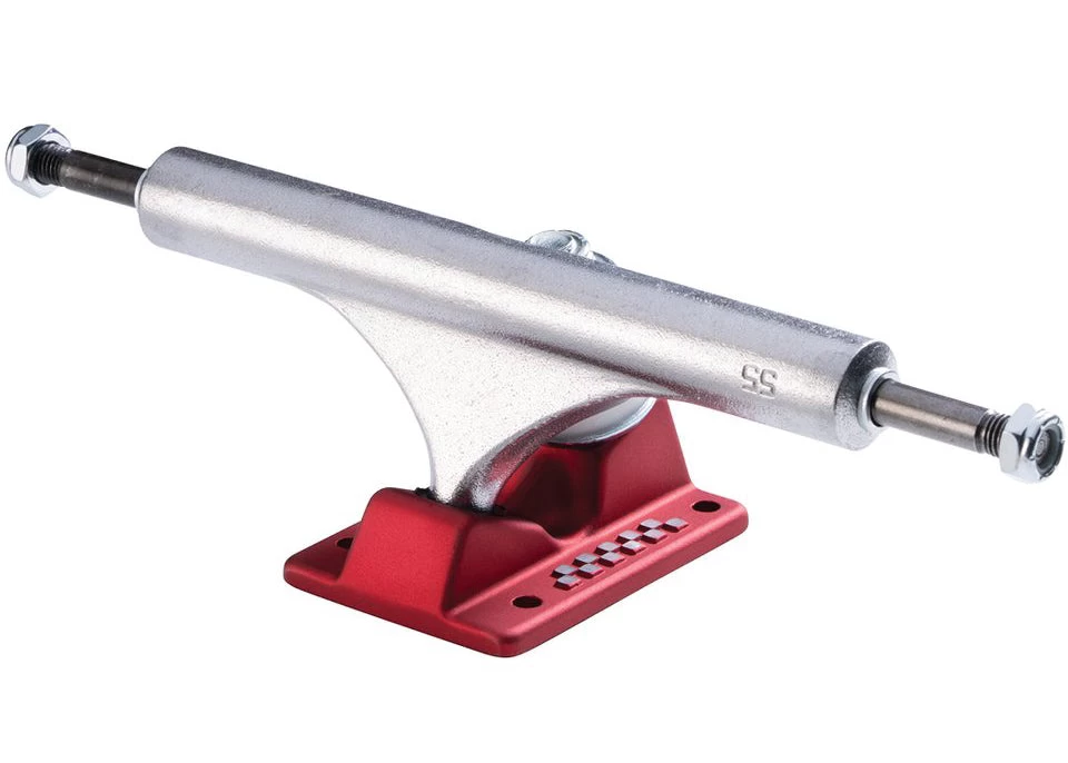 Ace 55 Classic Skateboard Trucks Polished Red