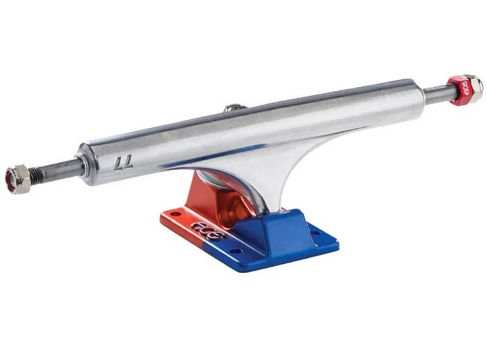 Ace AF-1 77 Anodized Blue/Orange Skateboard Trucks