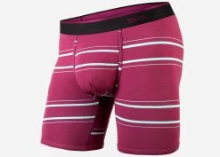 BN3TH Classic Boxer Brief Print Nice Stripe Wine