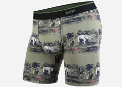 BN3TH Classic Boxer Brief Print Savannah Green
