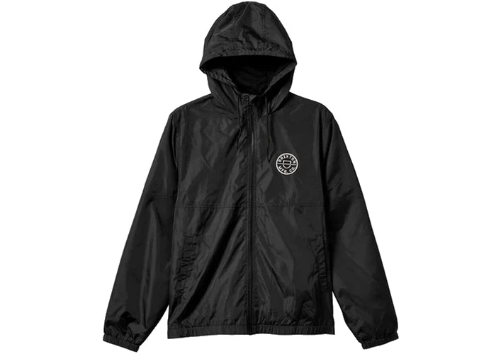 Brixton Claxton Crest Lightweight Jacket Black/Black