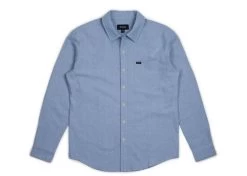 Brixton Charter Oxford L/S Shirt Light Blue Chambray
