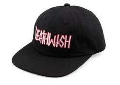 Deathwish Outline Snapback Cap Black