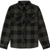 Element Tacoma 2 Boys' Long Sleeve Shirt Forest Night Heather