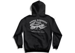 Rollin X Broke & Stoked Going Nowhere Hoodie Black