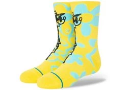 Stance Disney X Ross Pope Surf Check Kids' Socks Yellow