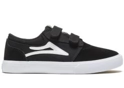 Lakai Griffin Kid Shoes Black/White Suede