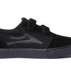 Lakai Griffin Kids Shoes Black/Black Suede