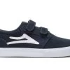 Lakai Griffin Kids Shoes Navy Suede