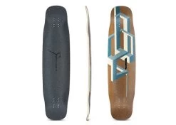 Loaded Basalt Tesseract Longboard Deck Dark Blue