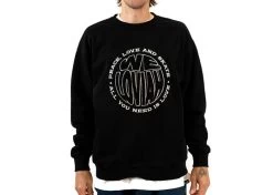 Loviah All We Need Is Love Crewneck Black