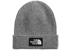 The North Face Kid Box Logo Beanie TNF Medium Grey Heather