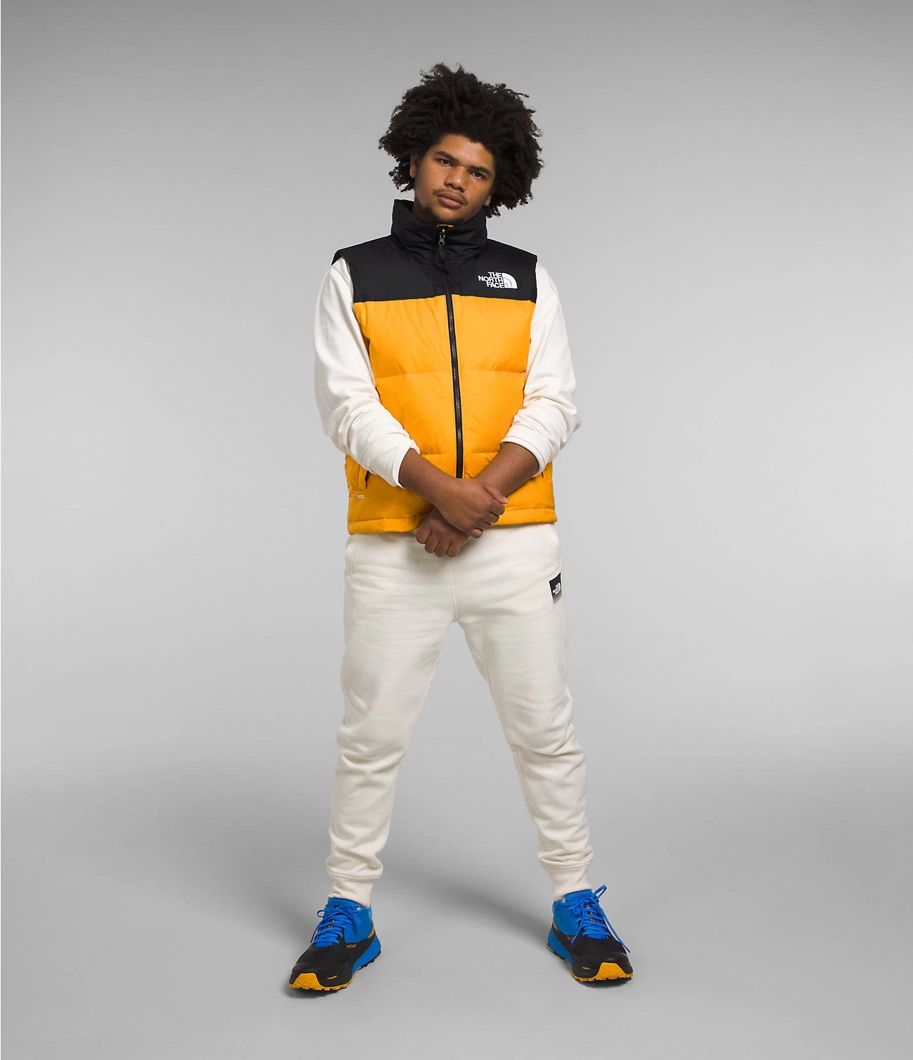 The North Face 1996 Retro Nuptse Vest Summit Gold/ TNF Black - Image 4