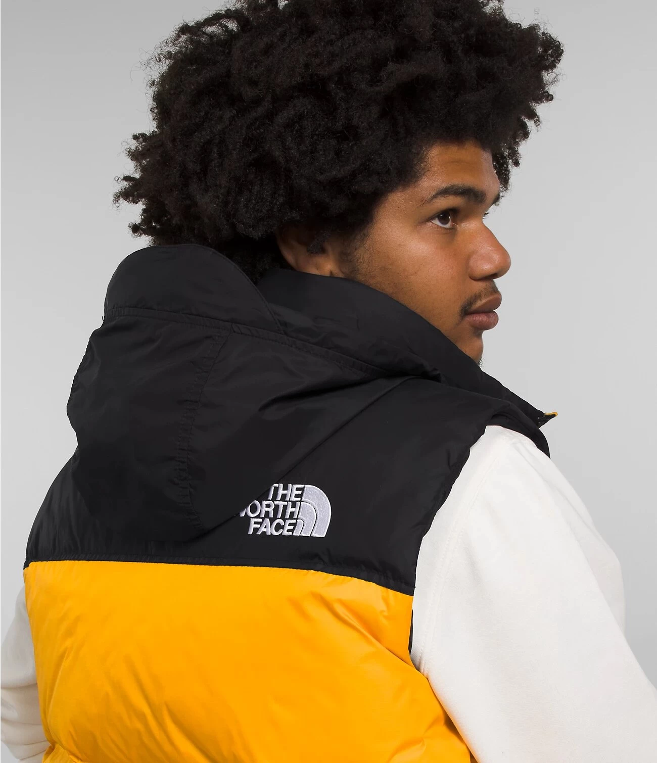 The North Face 1996 Retro Nuptse Vest Summit Gold/ TNF Black - Image 7