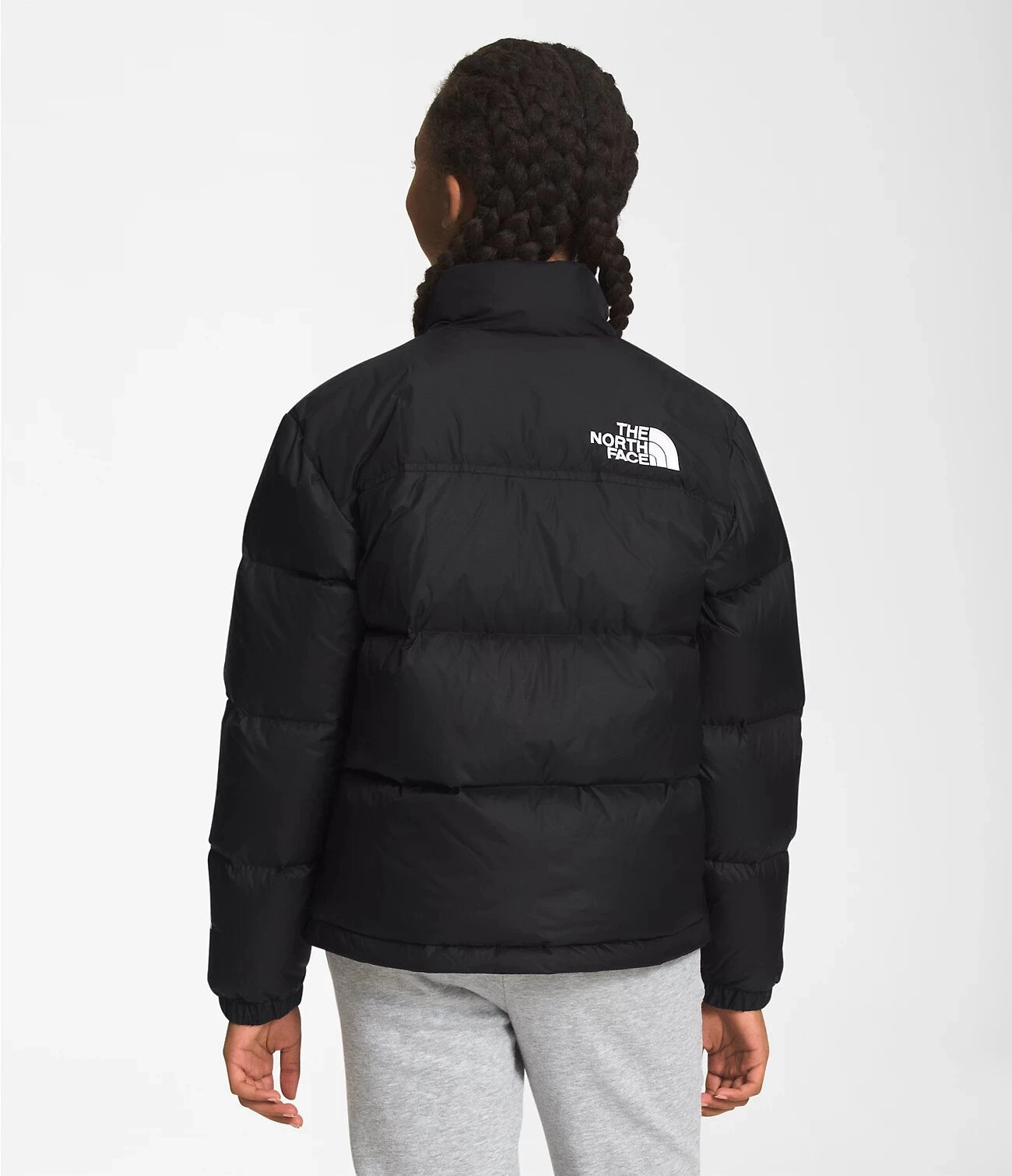 The North Face Teen's 1996 Retro Nuptse Jacket TNF Black - Image 2