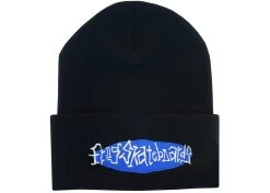 Frog Oval Logo Beanie Black