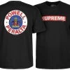 Powell Peralta Supreme T-Shirt Black