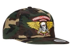 Powell Peralta Winged Ripper Snapback Cap Camo