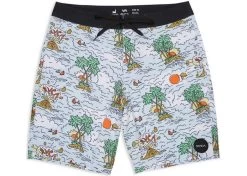RVCA Boys VA Printed Boardshorts Blue