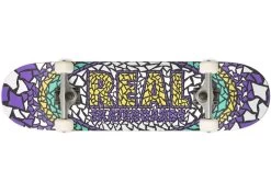 Real Mosaic Oval 7.75" Complete Skateboard