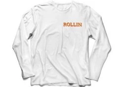Rollin Hochelaga Long Sleeve Tee White/Orange