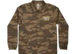 Salty Crew Deckhand Coaches Jacket Camo