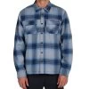 Salty Crew Fathom LS Tech Shacket Shirt Navy