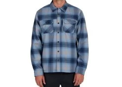 Salty Crew Fathom LS Tech Shacket Shirt Navy