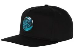 Santa Cruz Wave Dot Snapback Cap Black