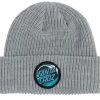 Santa Cruz Wave Dot Beanie Heather Grey
