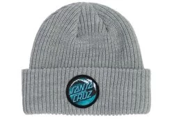 Santa Cruz Wave Dot Beanie Heather Grey