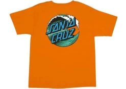 Santa Cruz Wave Dot Youth T-Shirt Orange