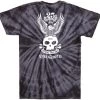 Loser Machine X Zero Anniversary Stock T-Shirt Black Spider Tie Dye