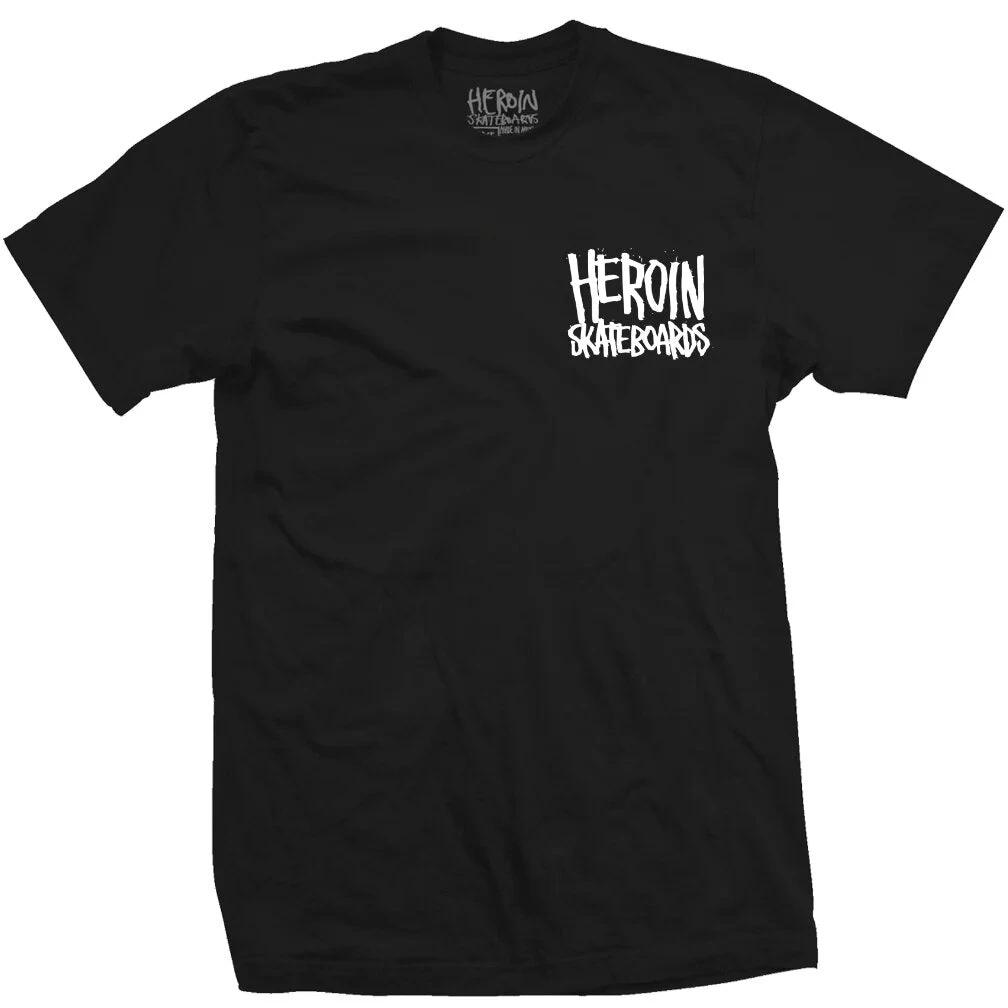 Heroin Curb VS Nail T-Shirt Black - Image 2
