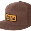 Brixton Steadfast HP Snapback Cap Bison