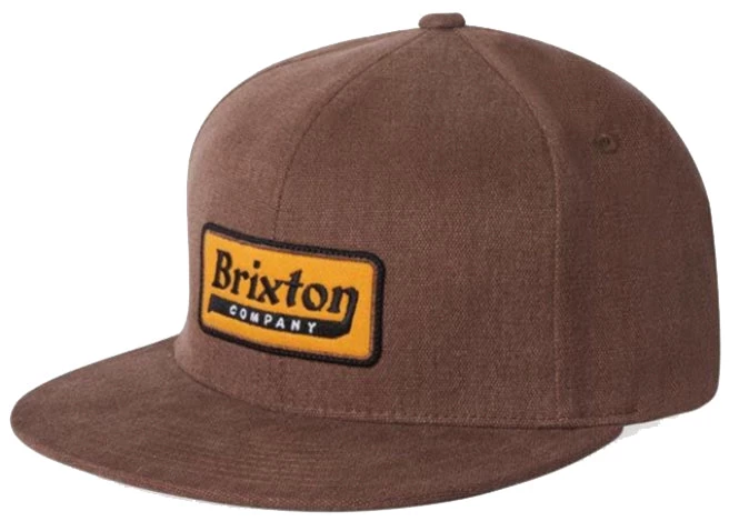 Brixton Steadfast HP Snapback Cap Bison