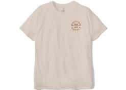 Brixton Oath V Standard T-Shirt Cream Dusk Barn Red