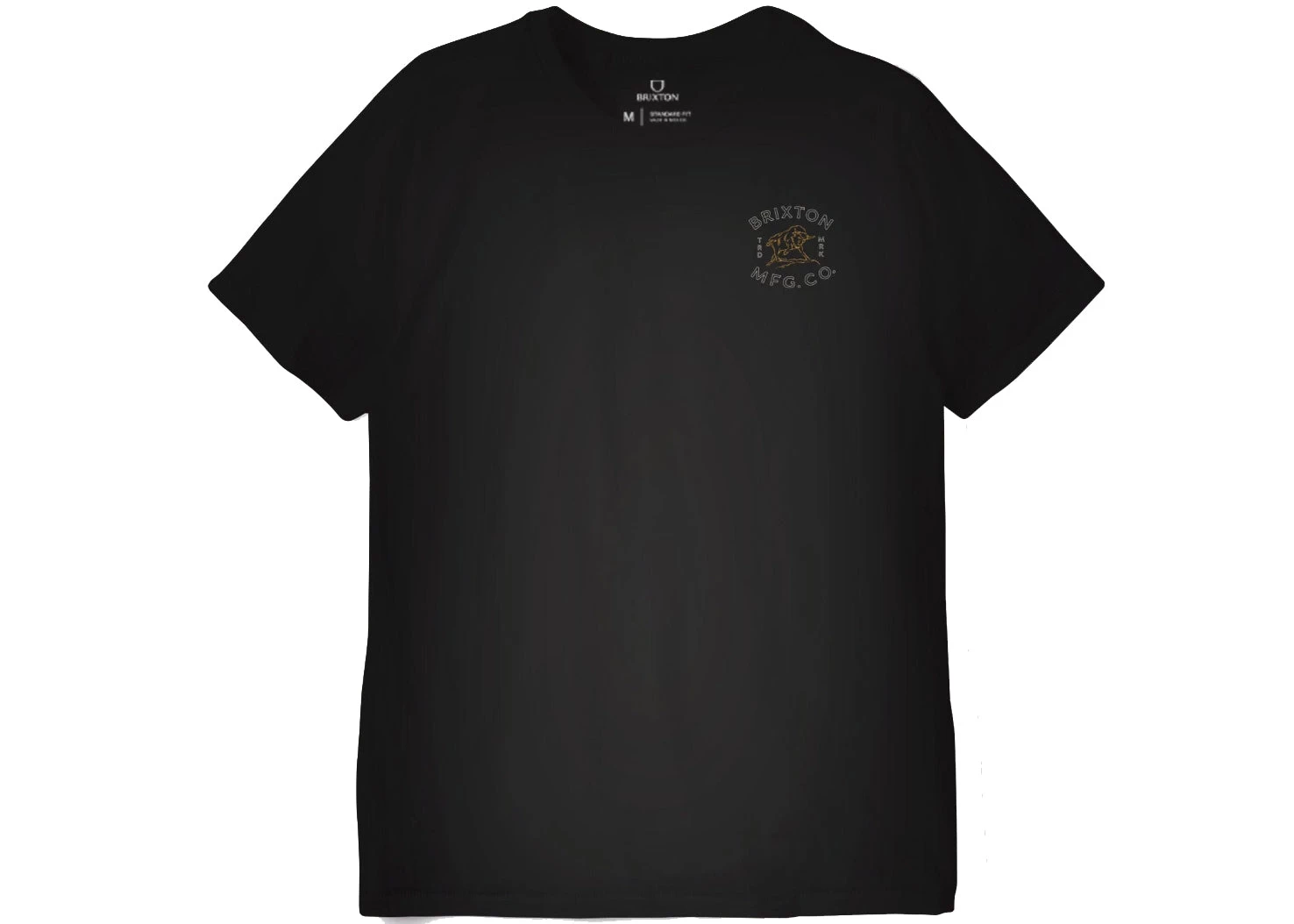 Brixton Bryden Relaxed T-Shirt Black Classic Wash - Image 2